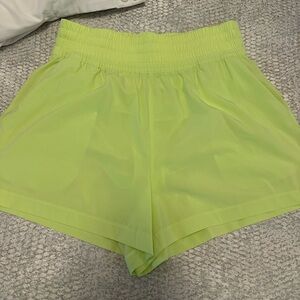 Athleta Neon Green Athletic Shorts